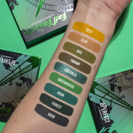 BPerfect Cosmetics - Compass of Creativity East Emeralds Palette