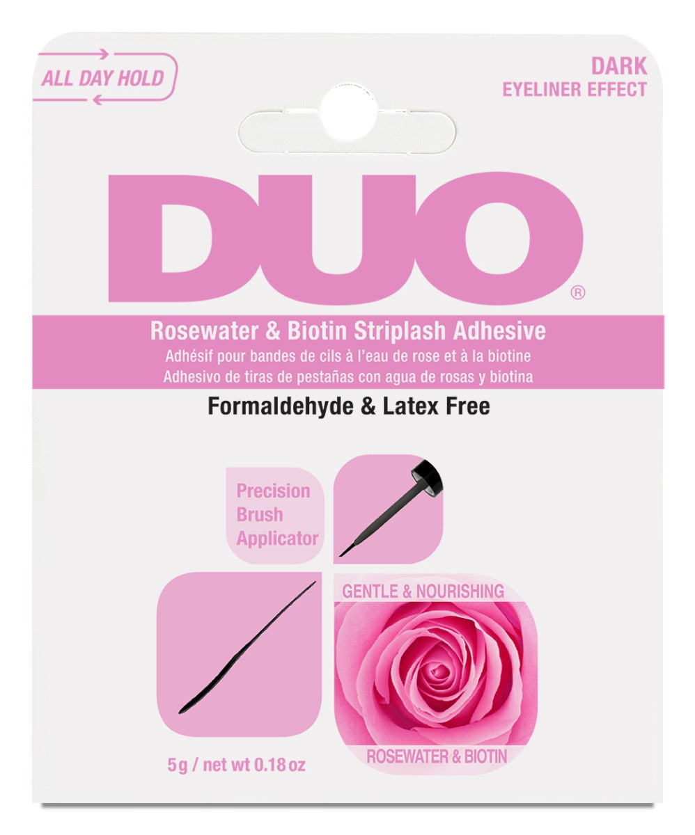 DUO - Rosewater & Biotin Striplash Adhesive Wimperlijm - Dark
