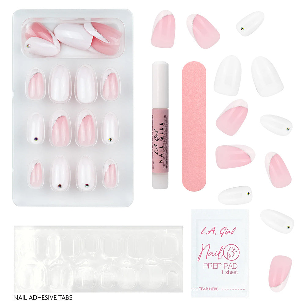 LA Girl - Luxe Shine Fave Nail Tips Everlasting