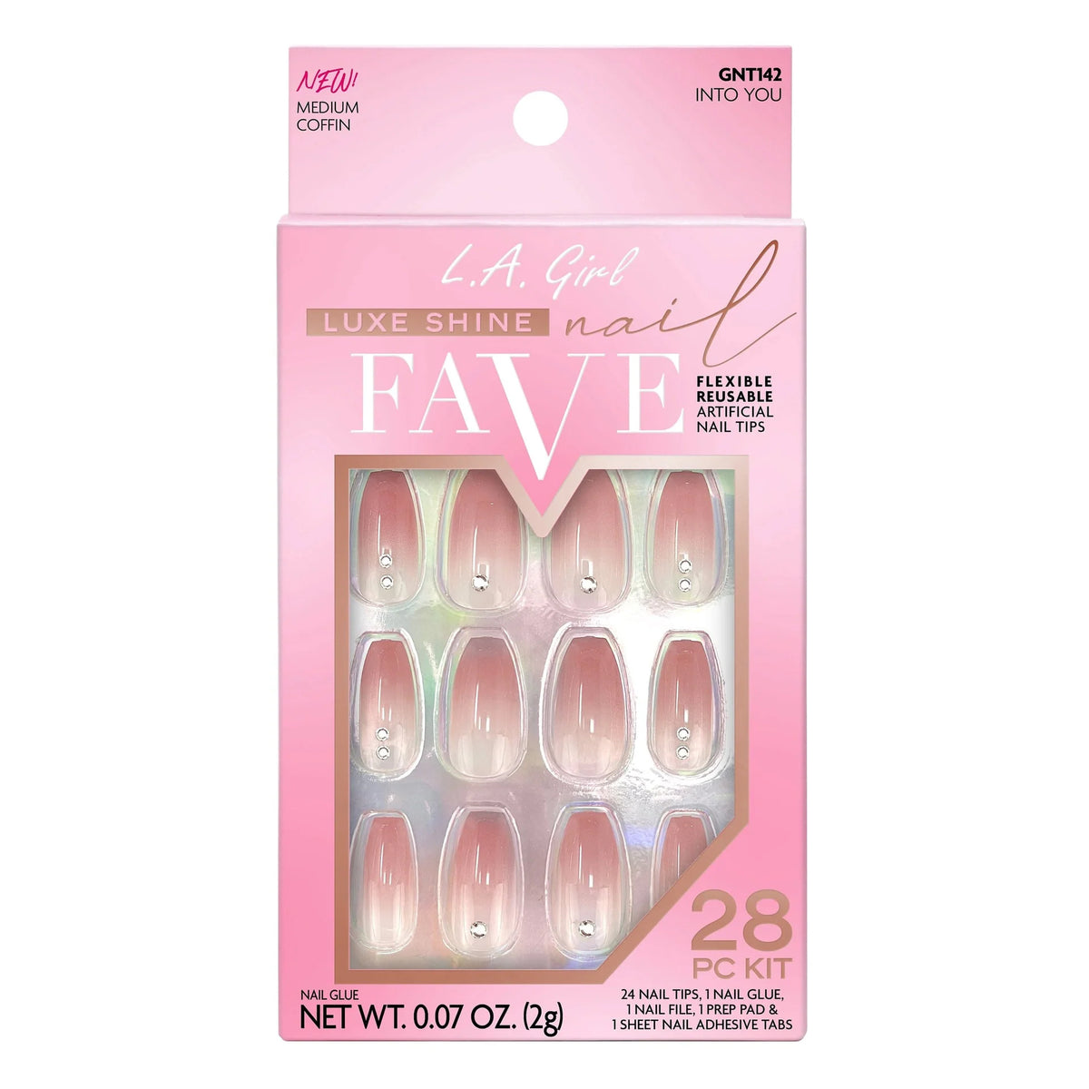 LA Girl - Luxe Shine Fave Nail Tips Into You