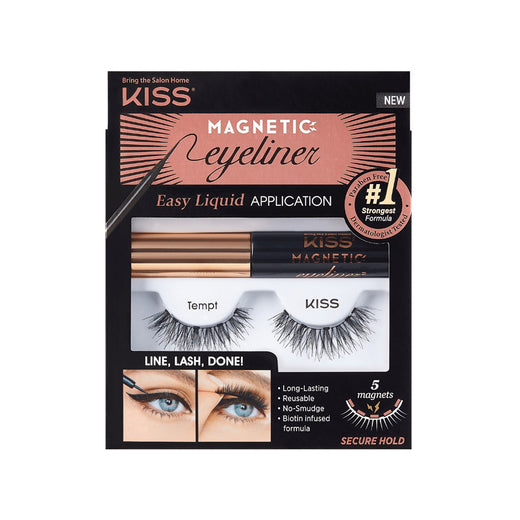 KISS - Magnetic Eyeliner & Lash Kit Tempt