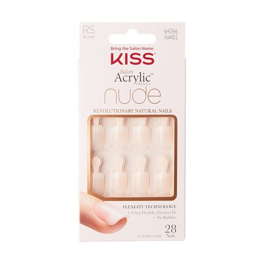 KISS - Salon Acrylic French Nude Nails Breathtaking