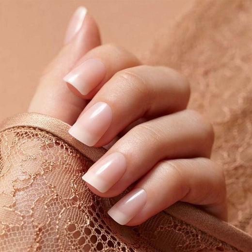 KISS - Salon Acrylic French Nude Nails Breathtaking