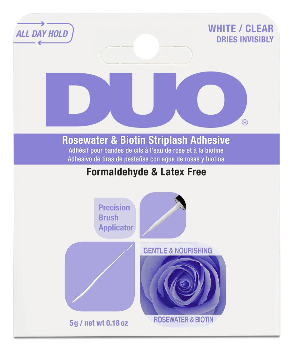 DUO - Rosewater & Biotin Striplash Adhesive Wimperlijm - Clear