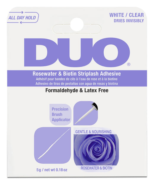 DUO - Rosewater & Biotin Striplash Adhesive Wimperlijm - Clear