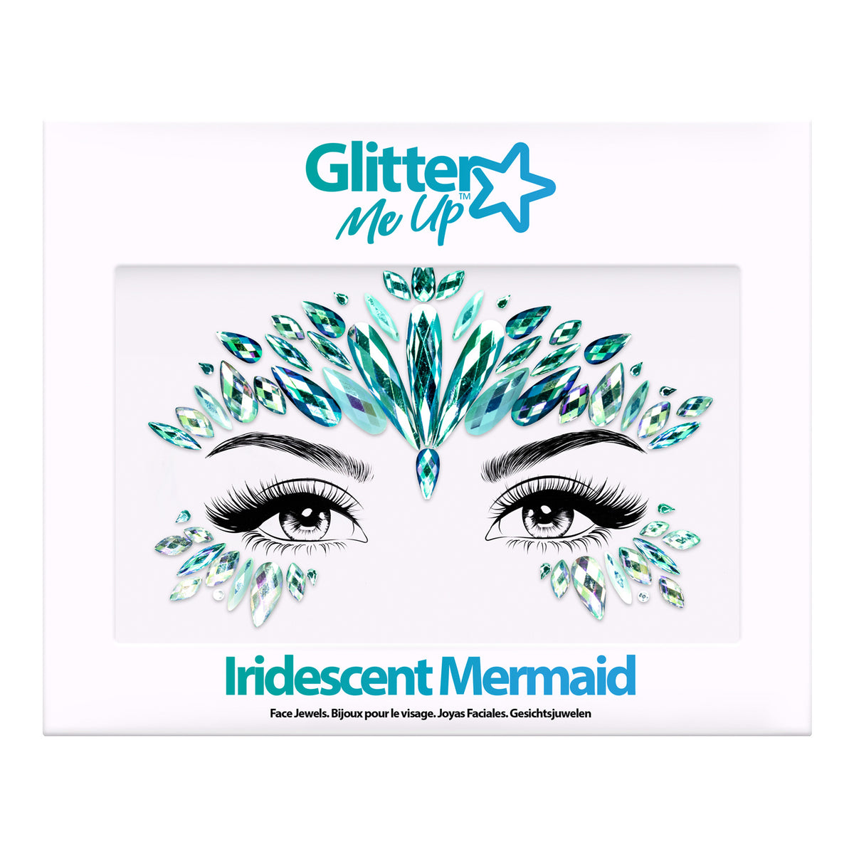 PaintGlow - Glitter Me Up Face Jewel Iridescent Mermaid