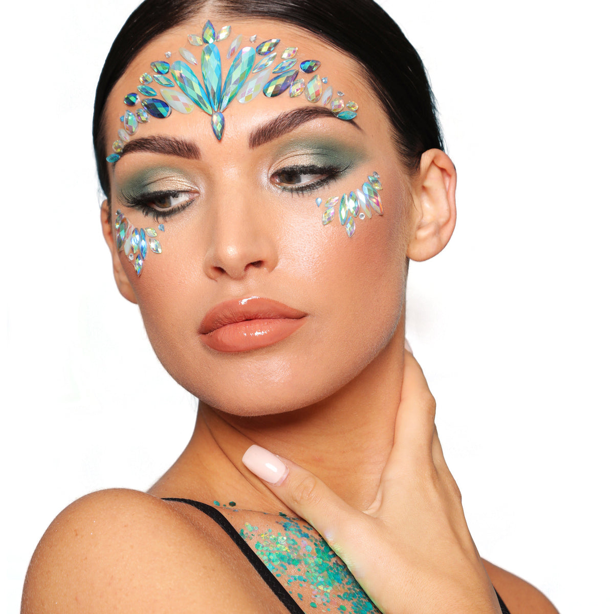 PaintGlow - Glitter Me Up Face Jewel Iridescent Mermaid