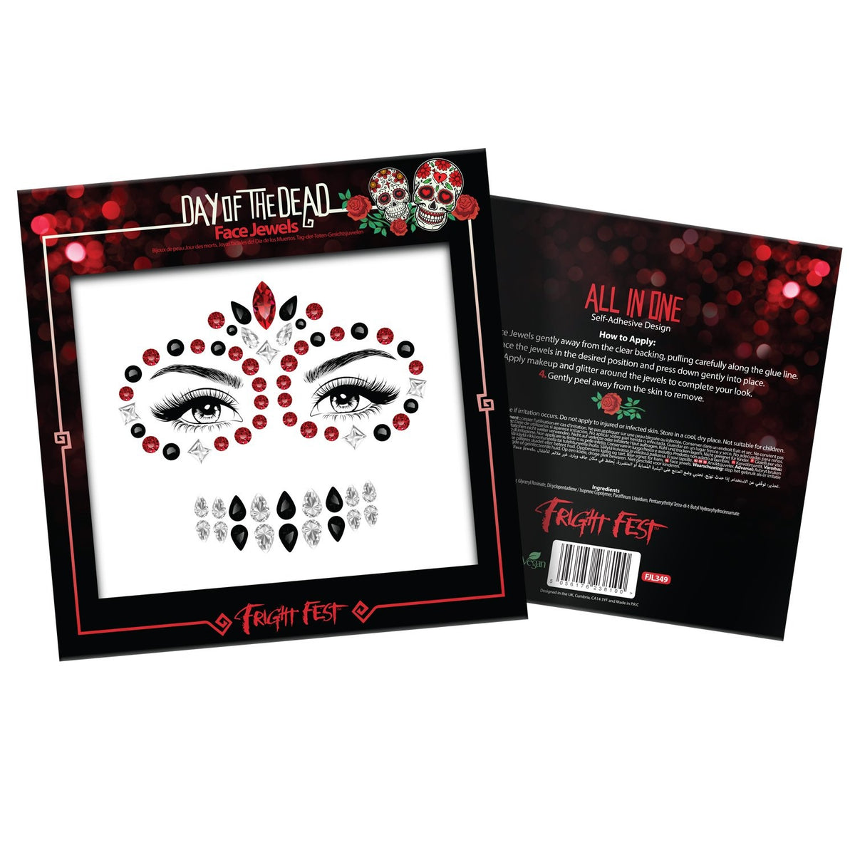 PaintGlow - Face Jewel Day Of The Dead