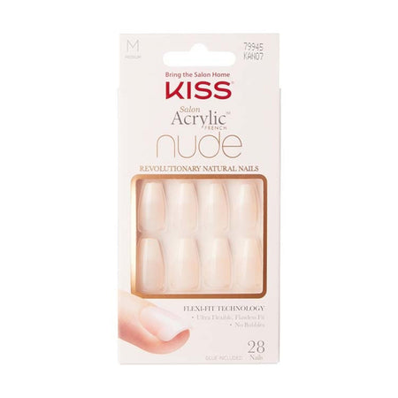 KISS - Salon Acrylic French Nude Nails Leilani