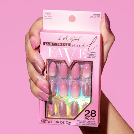 LA Girl - Luxe Shine Fave Nail Tips Excite Me